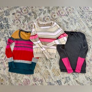 Bundle Of Long Sleeved Cotton Tees